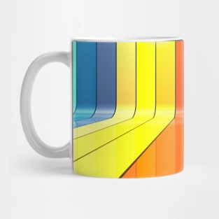 Line color minimalism Simple Mug